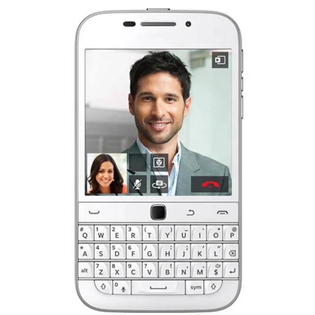 

Free Shipping For Blackberry Q20 WHITE Factory Unlocked GSM Classic Bar QWERTY Mobile Phone Android Smartphone By Postnl, Black, white, blue