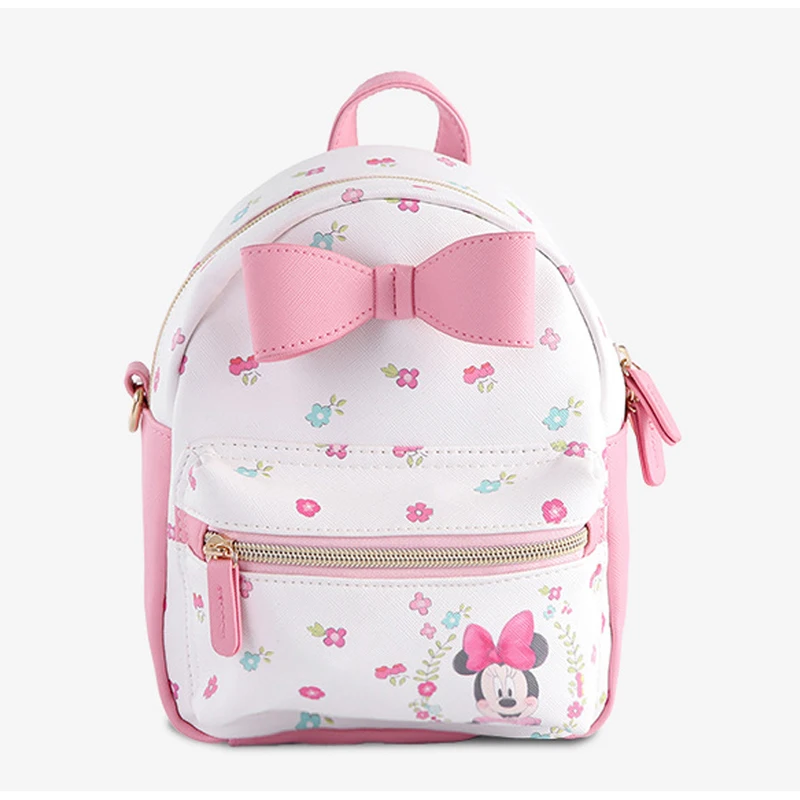 

Disneys Minnie Mouse Rucksack Pink Princess Bags Zaino Pelle Mickey Leather Backpack President Backpack Mini Kids School Bags, Customized color