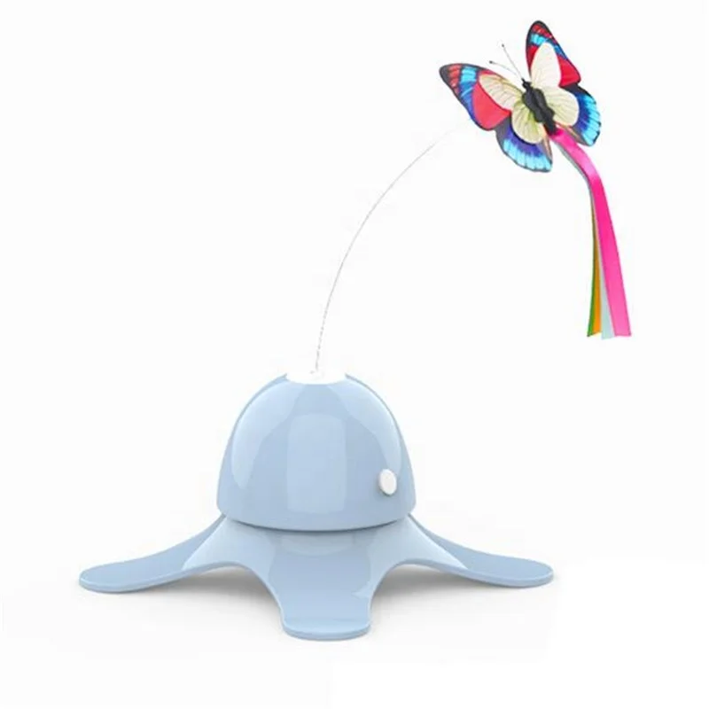 

Plastic Automatic Funny Interactive Healthy Eco-Friendly Pet Toys Skidproof Creative Practical Decompress Pet Toys, Blue/pink/white