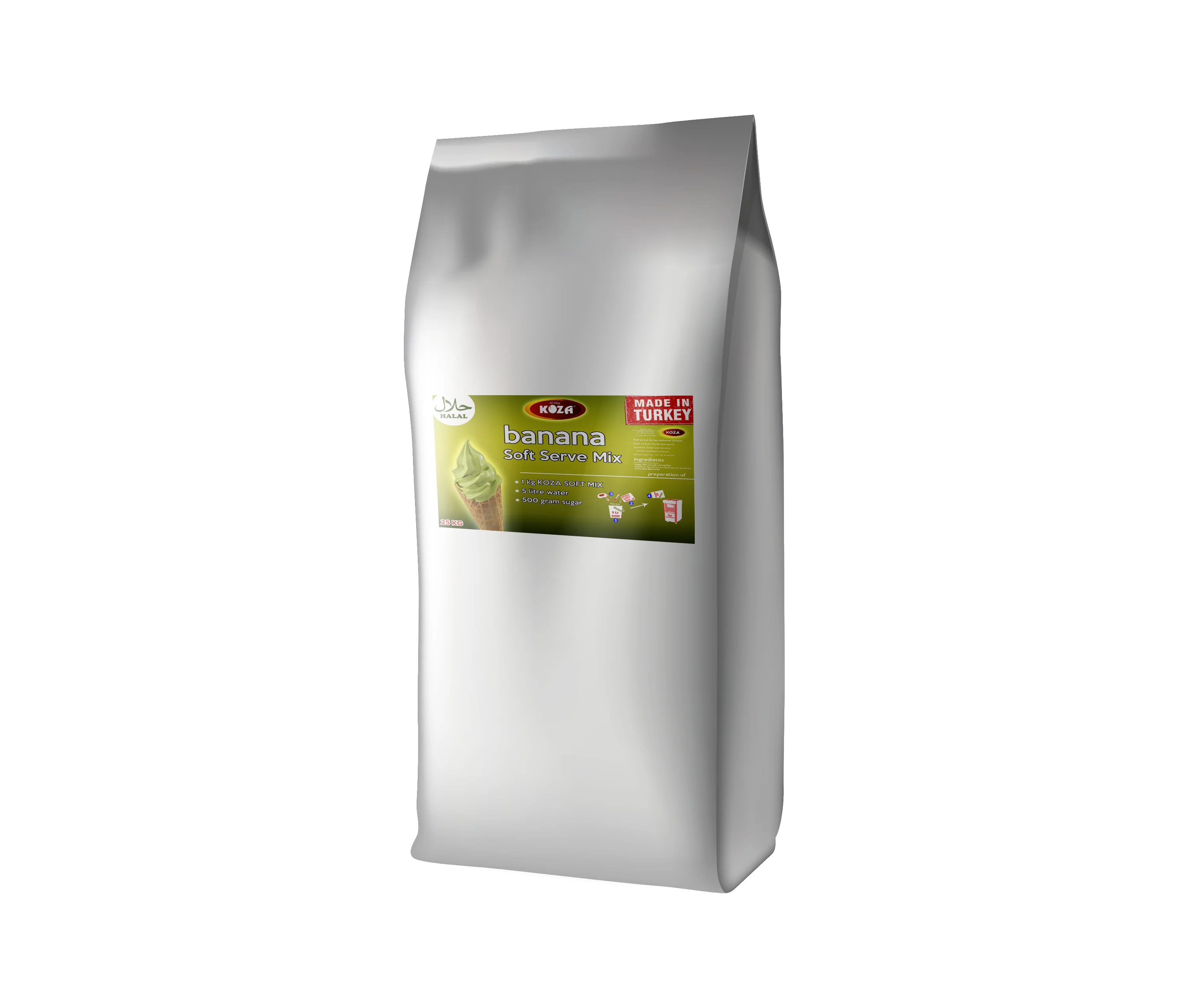 
Banana Soft Serve Ice Cream Mix Powder 