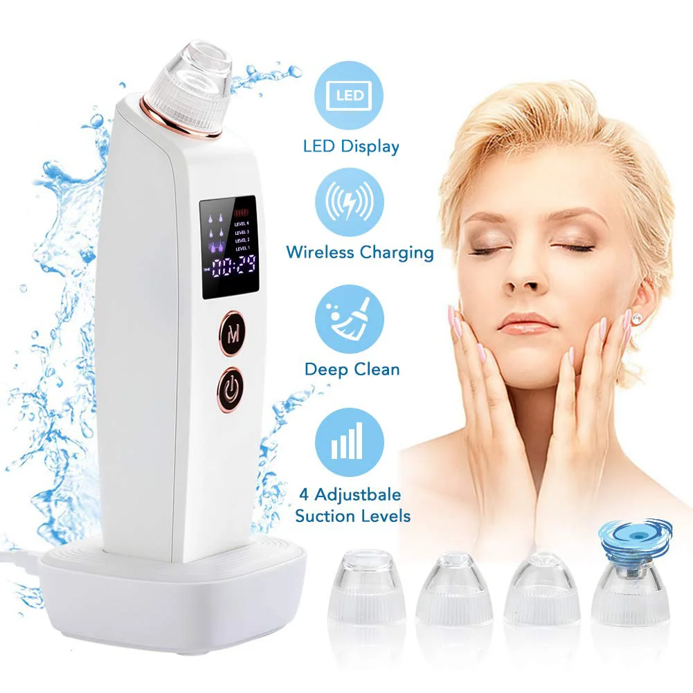 

Vacuum Blackhead Remover Facial Pore Deep Cleaning Wireless charging Blackhead Remover Vacuum