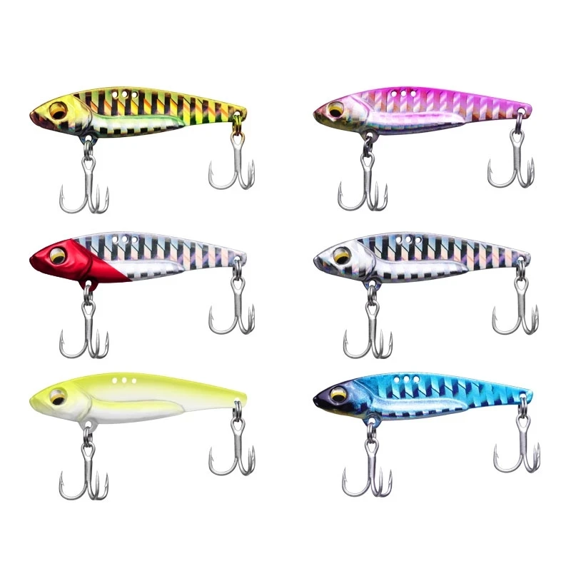 

Metal VIB Perch Fishing Lure 5g/7g/14g/17g/21g Fishing Tackle Crankbait Wobbler Bait Treble Hook Sinking Bait Tackle