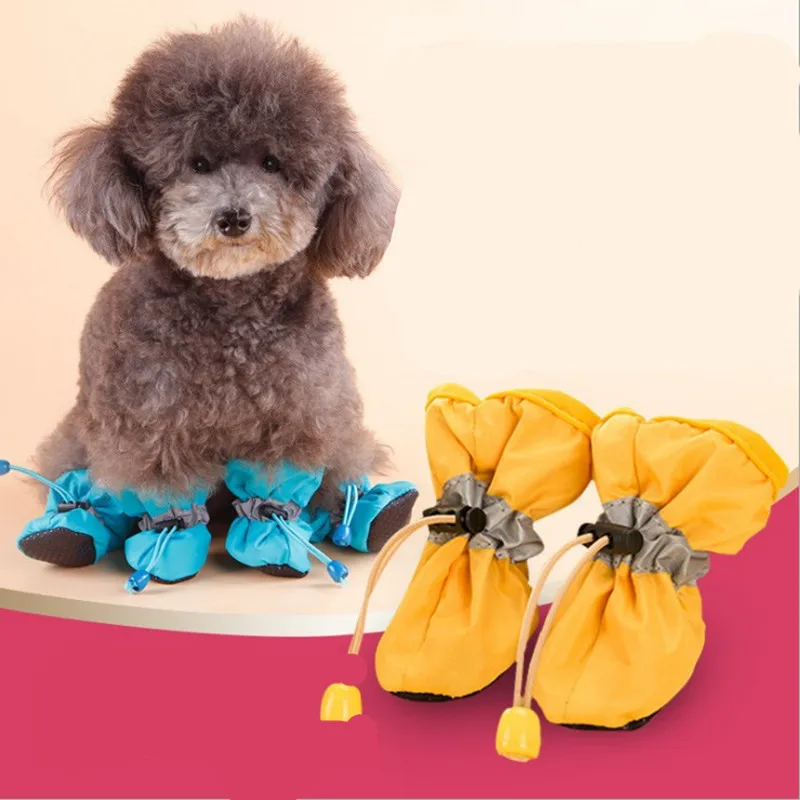 

all season pet nylon shoes pet dog casual shoes indoor and outdoor non-slip soft buttom dog shoes for small dogs, Picture