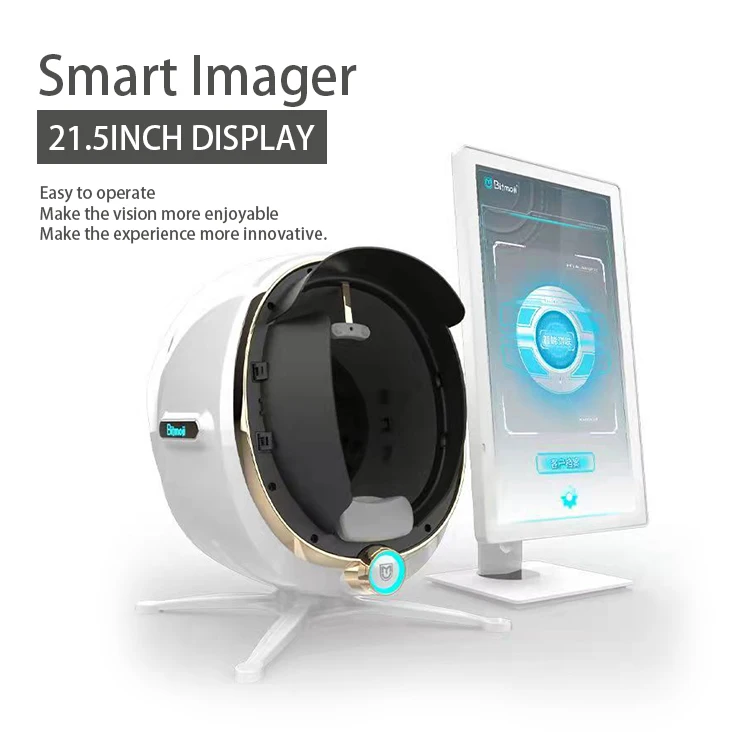 

2023 Newest Intelligence Face Scan Smart Mirror Scanner Facial Skin Analyzer With Pad Hd Pixel Machine