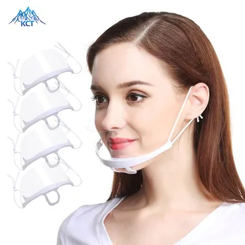 Transparent Restaurant Face Protective Pvc Mouth Shield Anti Fog ...