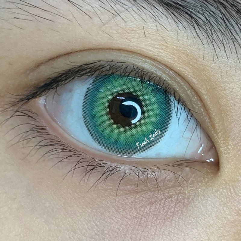 

Kangshida Himalaya Collection Green cosmetic colored contacts, 4 colors
