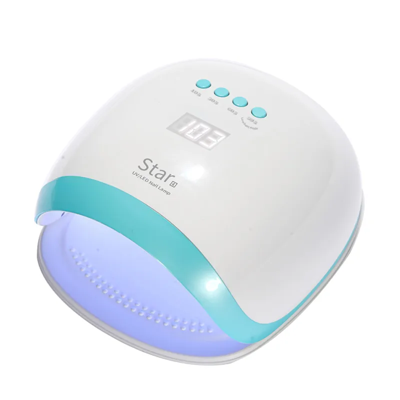 

hot professional salon level fast drying nail lamp 72w 42 pcs led beads toe finger nail manicure
