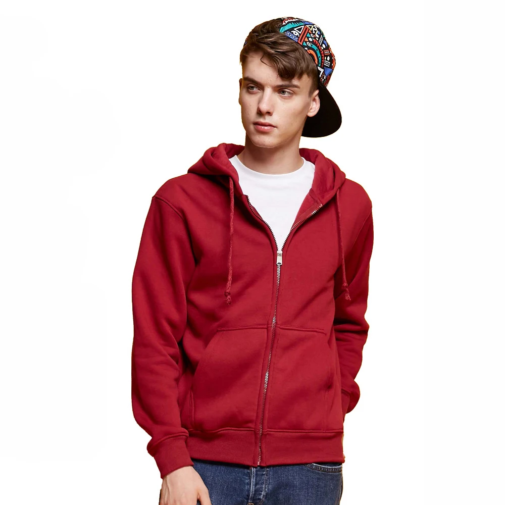 

Fashion zip up hoodies with zippers men full zip hooded sweatshirts with hood