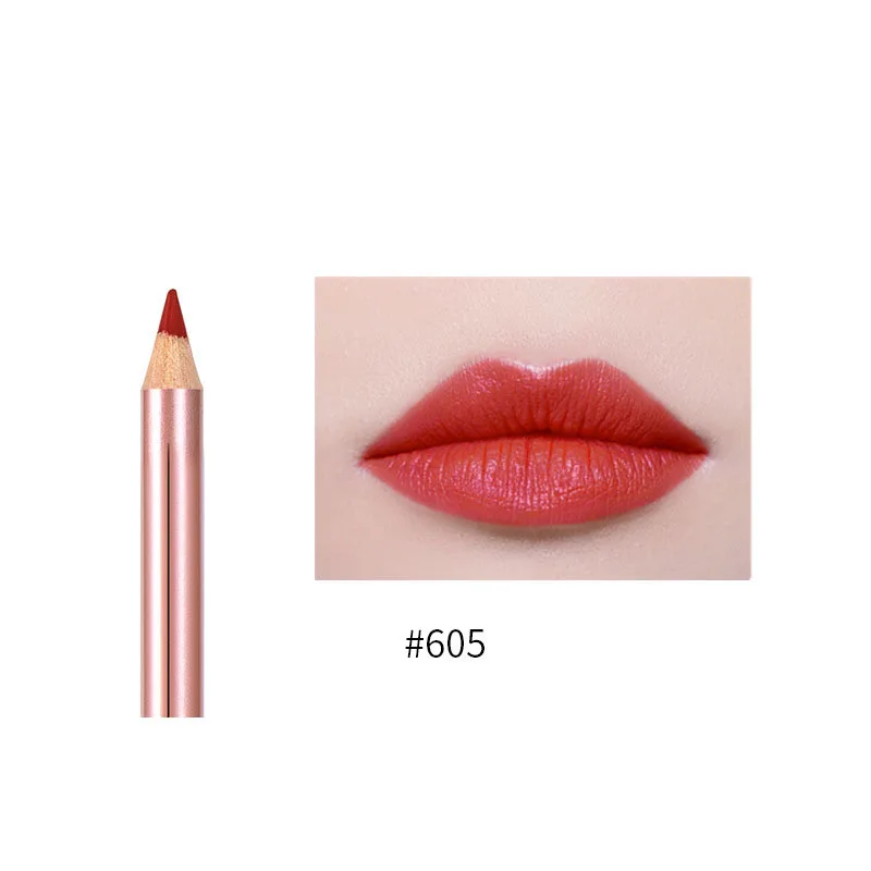 

OEM/ODM Free Sample Wholesale Waterproof 16 Colors Lipstick Lipliner Long Lasting Lip Liner