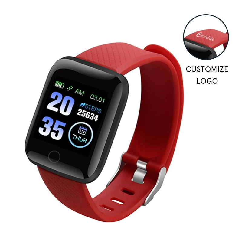 

2021 New Product 116Plus Watch Amazon Top Mens Women Sports Fitness Wrist Waterproof Bracelet Mobile Phone Android Smart Watch, Black / blue / red / purple / green