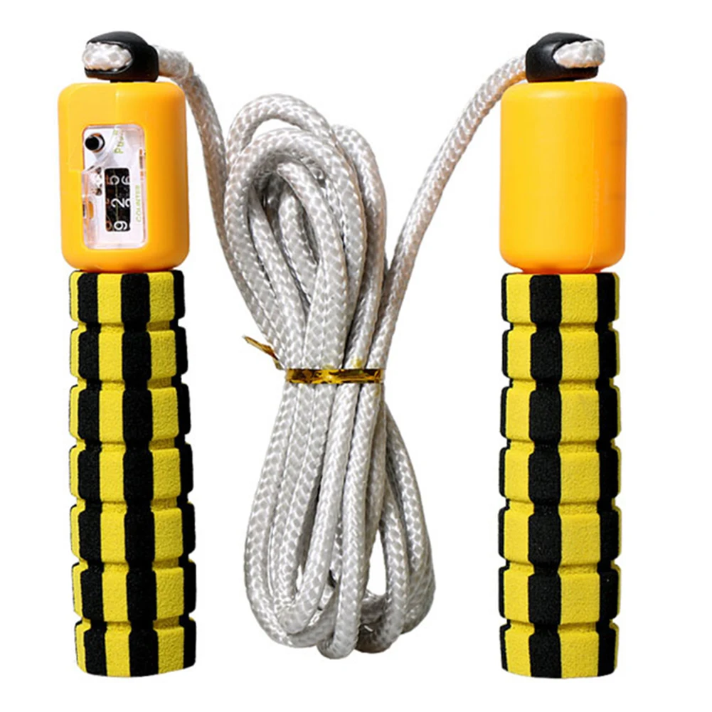 

Wholesale Sport Training Count Digital Jump Rope Adjustable Skipping Rope With Counter Non-slip Handle Jumprope Saltar La Cuerda