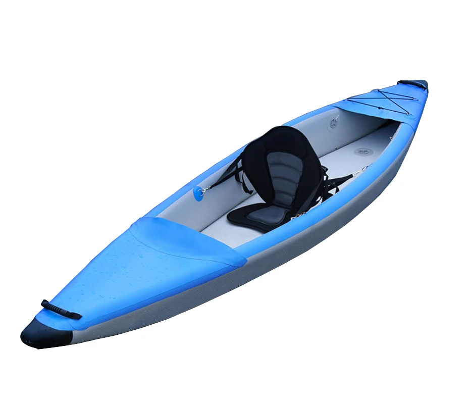 

Strong Plastic Sit-in Drop Stitch Sport PVC Kayak 1 Person for River / Drifting / Raft Boat 11ft Length