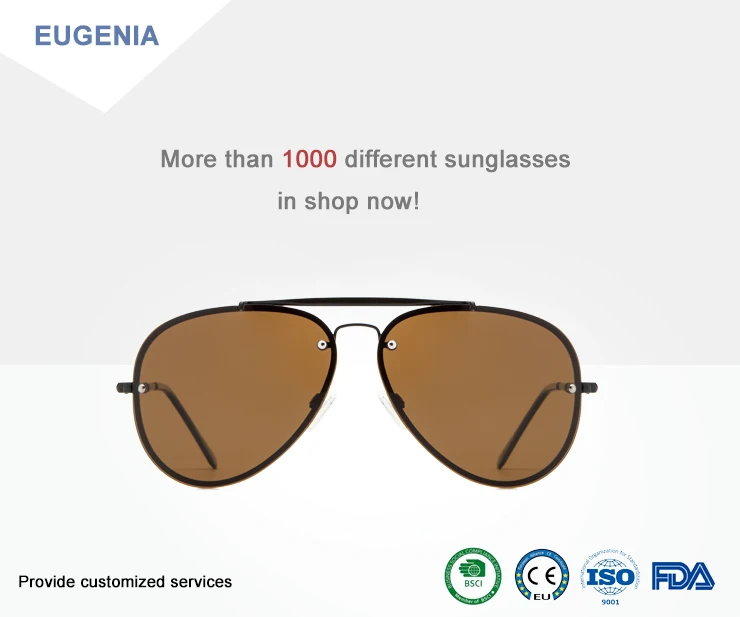 EUGENIA 2020 New Years Coating Polarized Film Classic Men Sunglasses