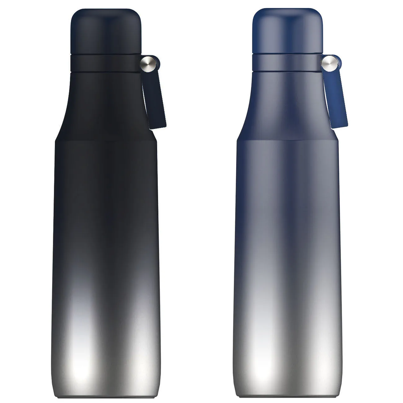 

Stainless steel vacuum insulated water bottle keeps cold 24 hrs or hot for 12 hrs narrow mouth & bpa free, Silver