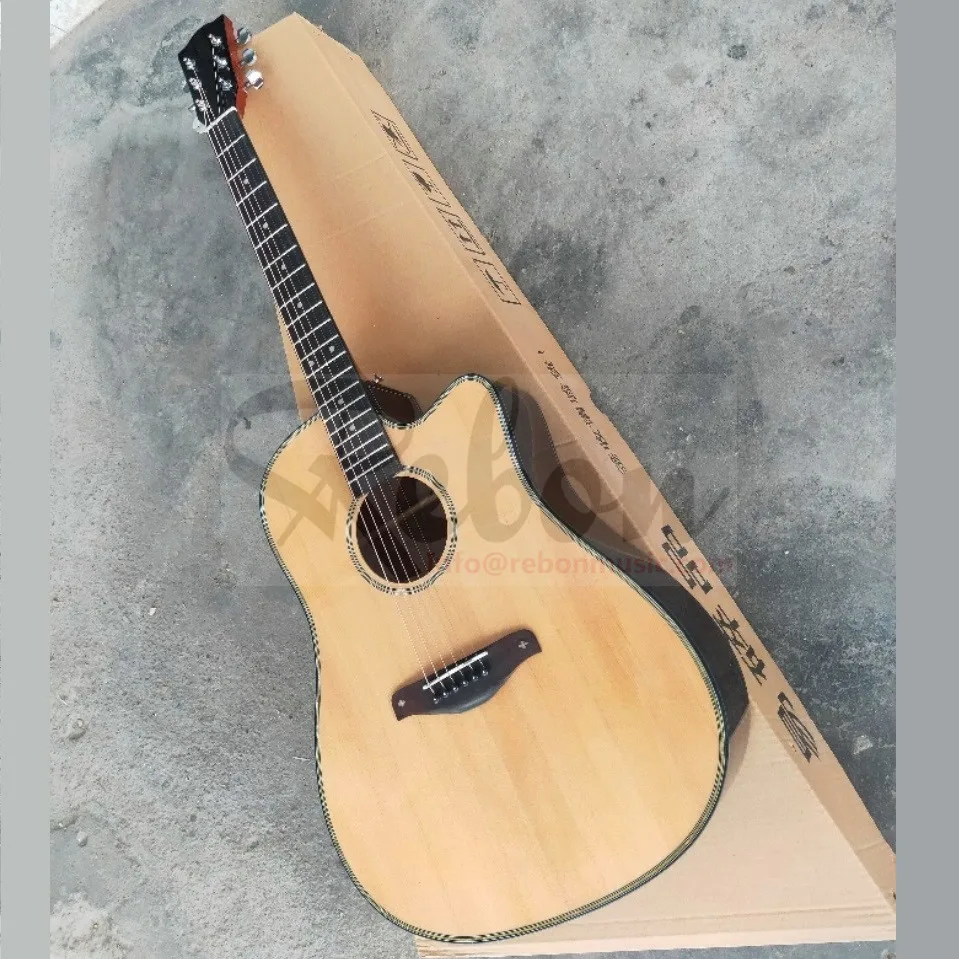 Weifang Rebon 41 inch Solid top acoustic guitar