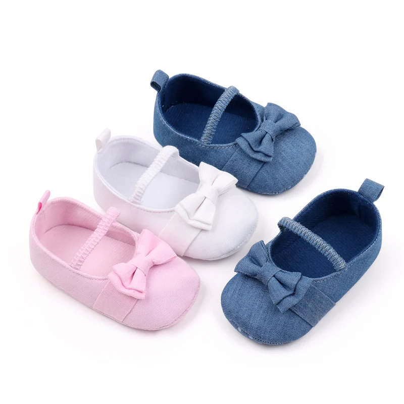 

Spring Elastic Band Newborn Infant Girls Shoes Cotton Fabric Baby Girls Shoes 2023