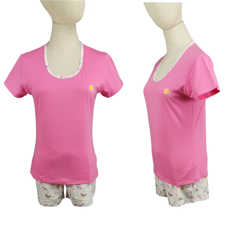 2020 新製品高品質人気オムかわいい Tシャツシャツ少女リトルスタープリントホームウェアパジャマセット - Buy パジャマセット、少女