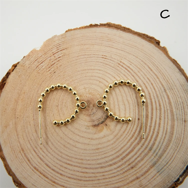 

clip earing for making materials earrings making material raw material for earrings making
