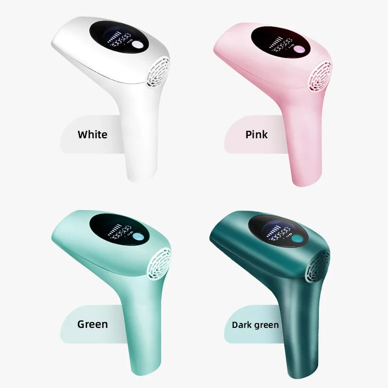 

Mini Hair Removal Laser custom logo Lady body Hair Razor remove IPL Laser with ice cool painless epilator Hair Remove Machine, White pink green dark green