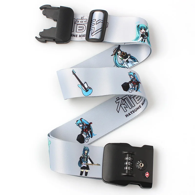 

Sublimation polyester password lock custom tsa luggage strap