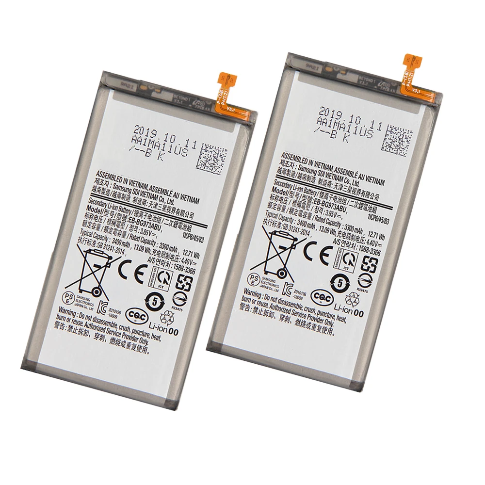 

EB-BG973ABU Original battery for samsung galaxy s10 s10x SM-G973 g973f g973u g973w g9730 battery cell phone 3300 mAh High capaci