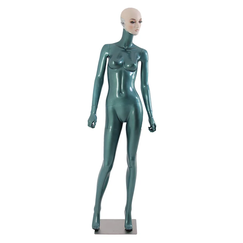 

Wholesale female mannequin full body dummy fiberglass women mannequin, Turquoise