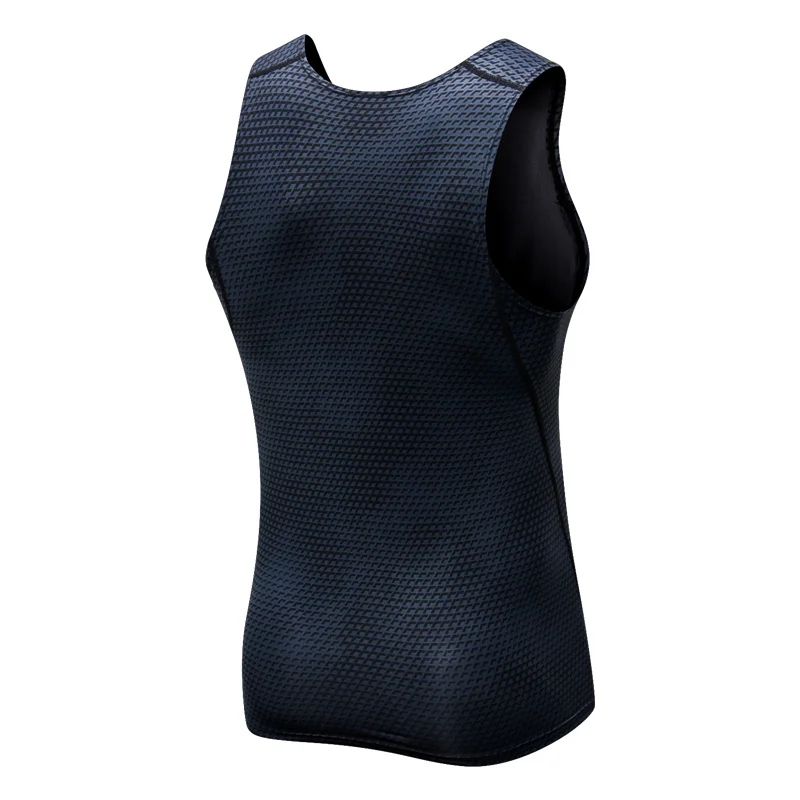 

Wholesale Customer Logo Sports Top Gym Vest Mens Tank Tops Fitness, Black, blue