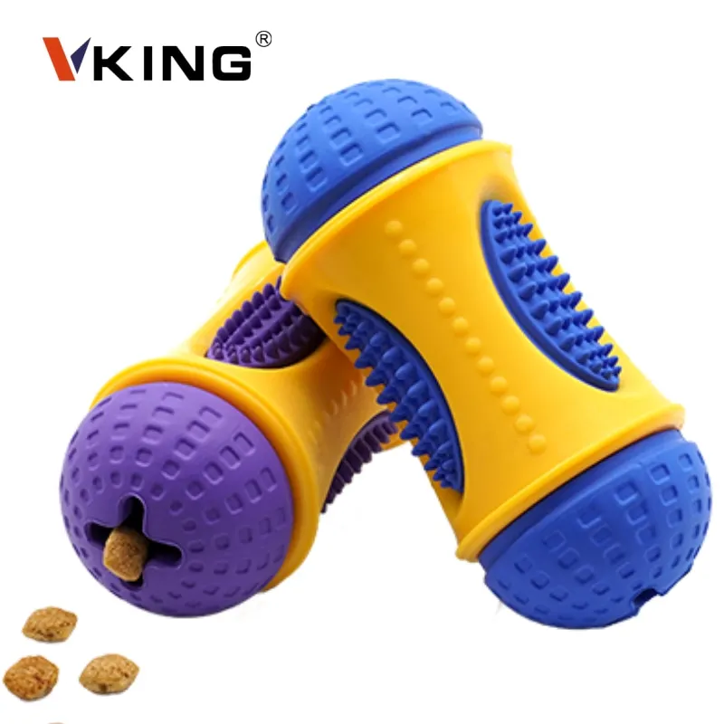 

wholesale interactive training durable teeth brush natural rubber tpr IQ leaked food puppy puzzle game toy for dog