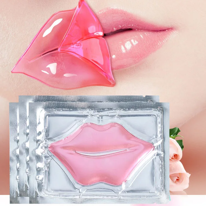 

Wholesale Custom Private Label Vegan Lip Mask Sheet Moisturizing Plumping Pink Gold Hydrogel Collagen Sleeping Lip Mask