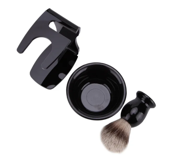 

Men Shave Brush Acrylic Set Shaving Rack Grooming Tools Hotel Supplies male, Mix