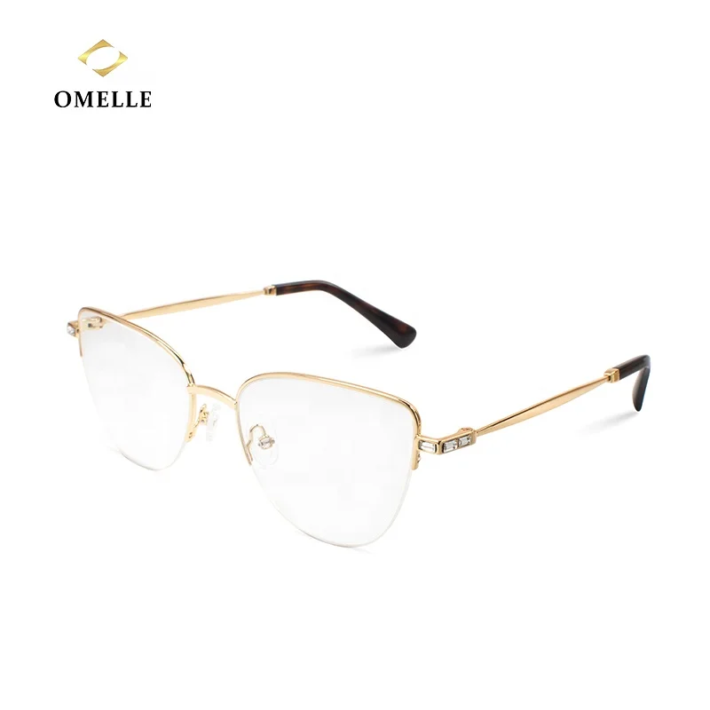 

OMELLE Trend Fashion Optical Metal Spectacle Frames Computer Eyeglasses 2021