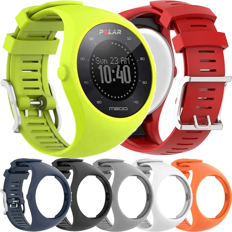 

Smartwatch Sports Strap Replacement Bracelet Accessories Silicone Watch Band for Polar M200