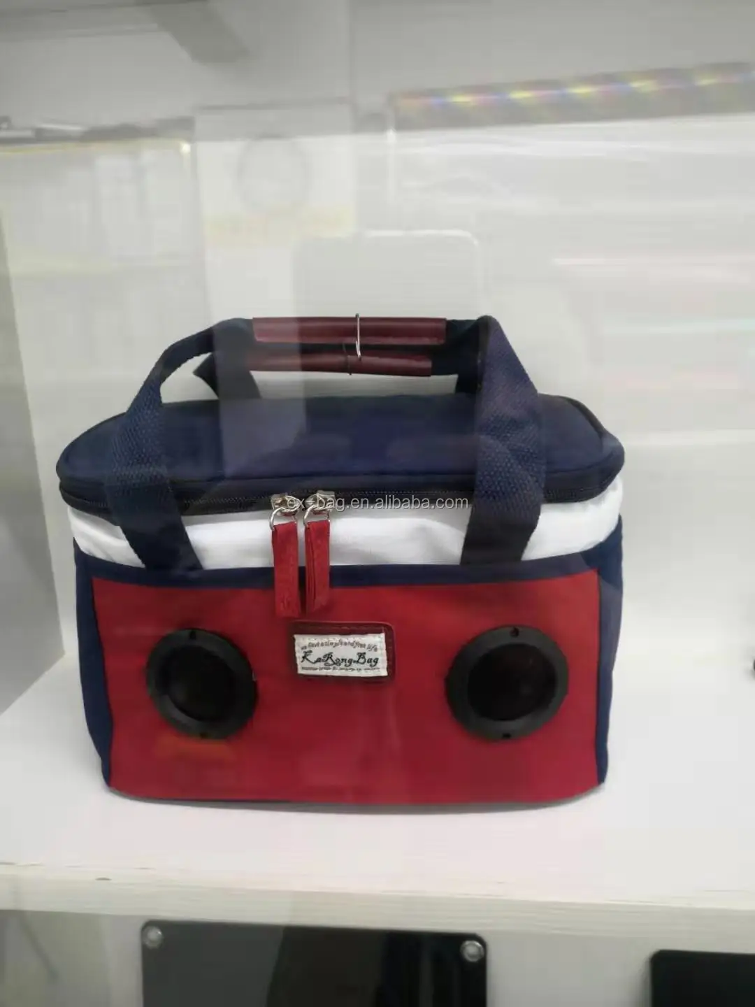 12 Can Waterproof Inside Wireless Speaker Insulated Cooler Bag With