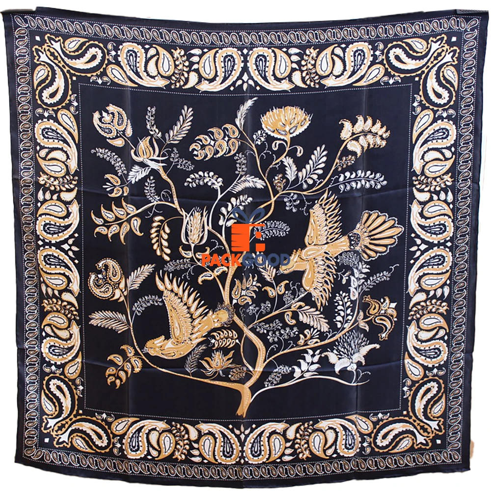 

100% Long Silk Scarves New Fashion Women Silk Scarf Silk Chiffon Leopard Pattern