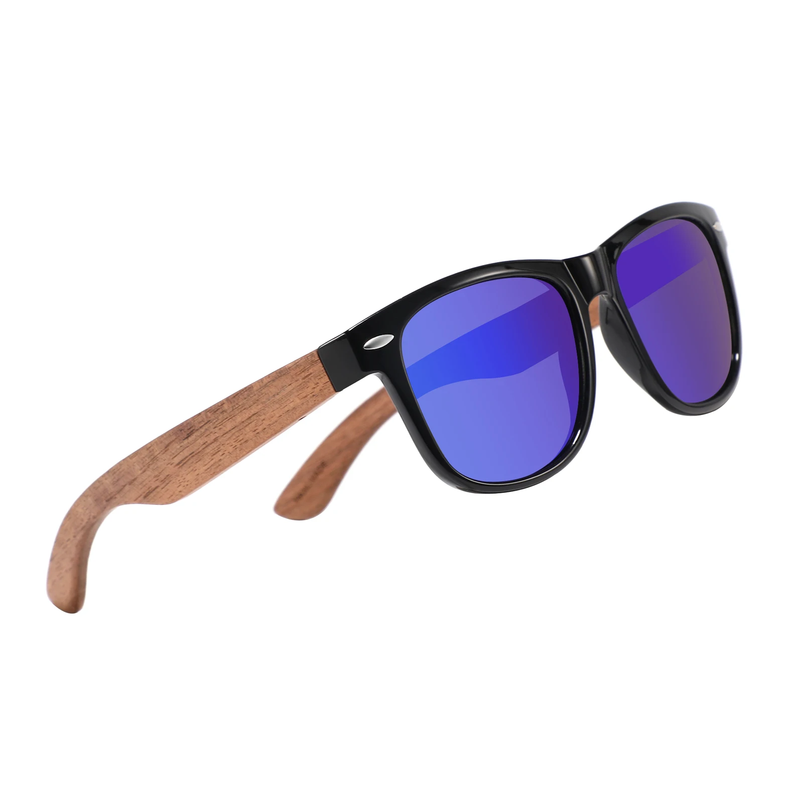 

Conchen High Quality Zebra Wood Frame Sunglasses Black Polarized Sunglasses Men And Women