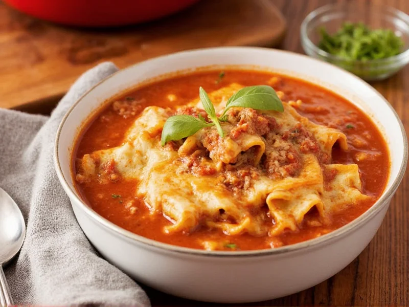 One Pot Lasagna Soup: Quick & Authentic Recipe Guide