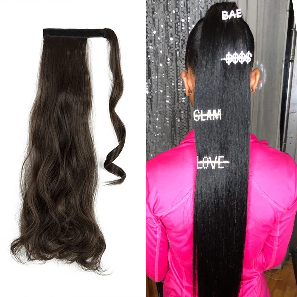 

XBL manufacturer long human hair ponytail extension crochet hair virgin cuticle aligned hair, Natural hair color