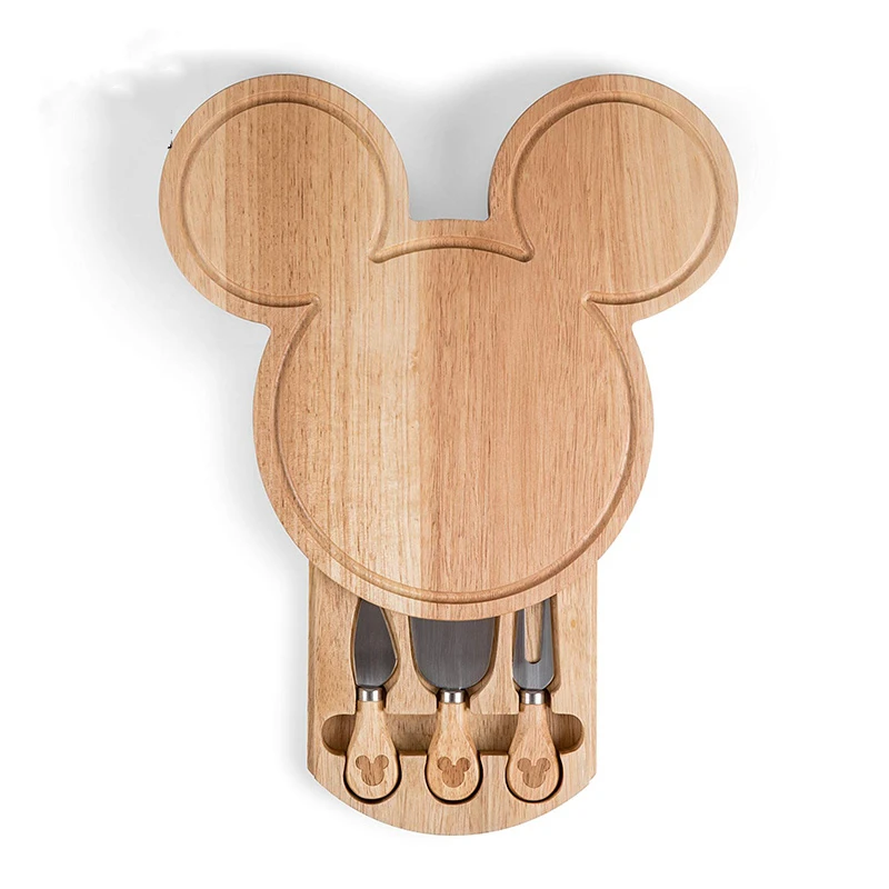 

Mini Cheese Board Mickey Mouse Shape Wooden Cheese Board