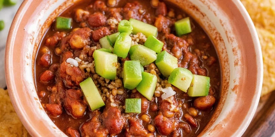 Side-by-side bowls of different regional chili styles