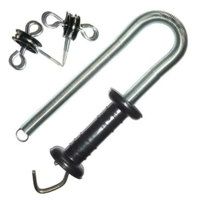 

Insulated Plastic Portable Electric Fence Gate Handle with Galvanized Spring, Customerized