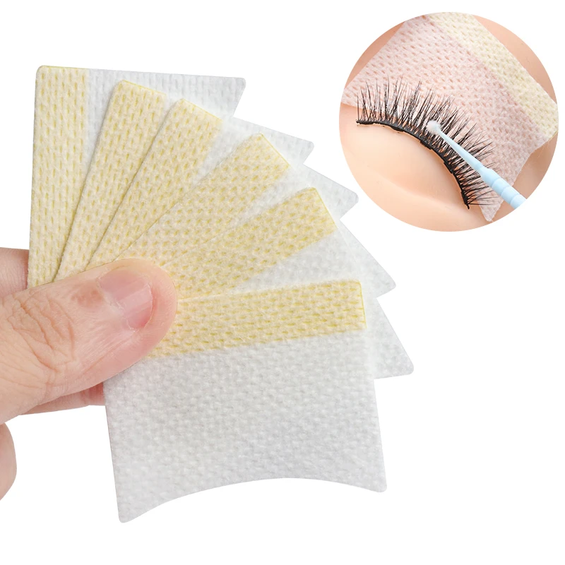 

HOT 40 Pcs Disposable Cotton eyelashes Patch Sticker For Removing Eyelashes Eye Pads Patch Eyelash Extension women Makeup Tools