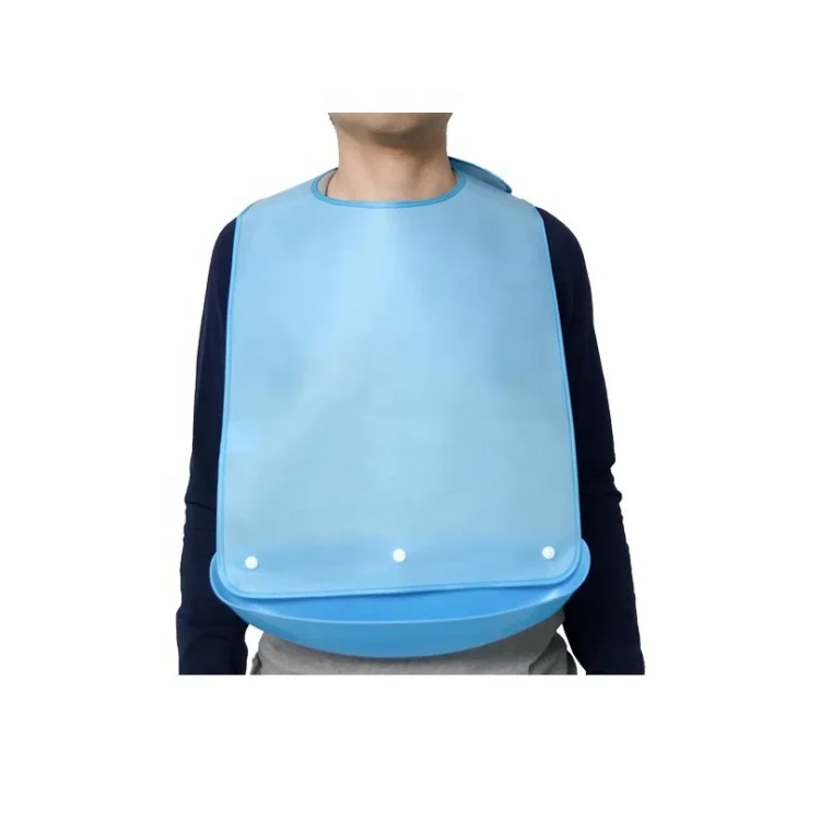 

Wholesale nursing home elderly waterproof leak-free disposable adult bib