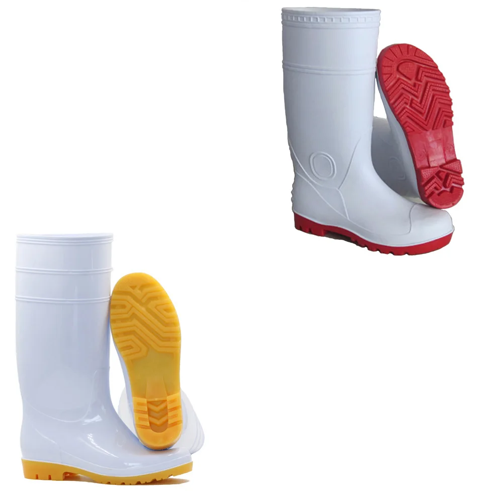 

unisex anti-slip foldable men clear pvc rain boots for thick legs wellington corrugated packaging cheap