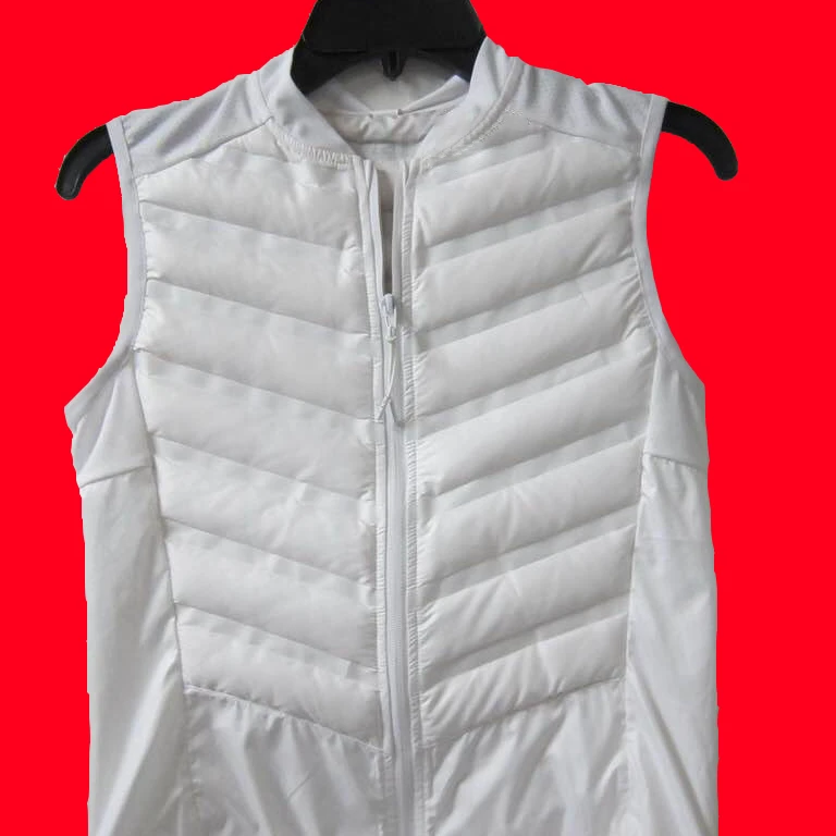 

water proof tape bonded quilted jacket vest woven padded quilted jacket stitch free thermal bonding jacket jogging vest