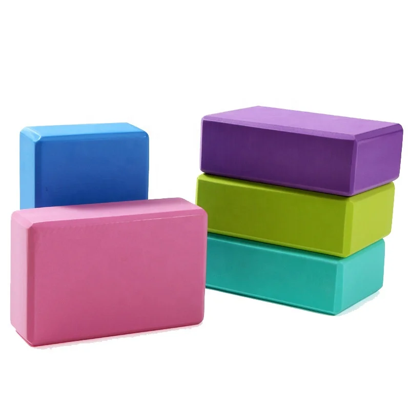 

Custom Printed High Density Organic 200g Eva Purple Yoga Brick Blocks