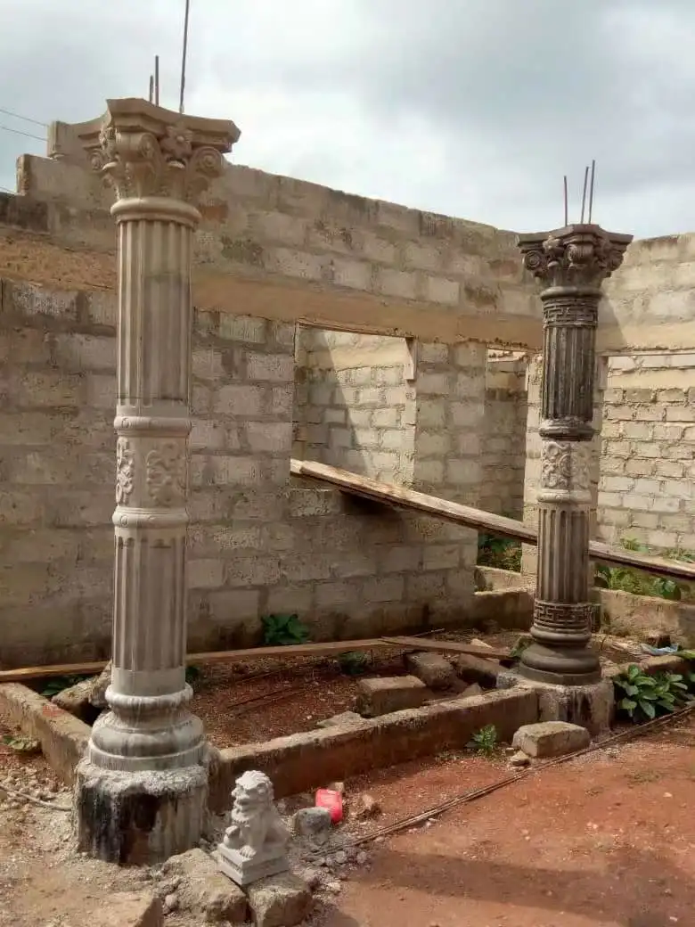 concrete Roman column pillar molds