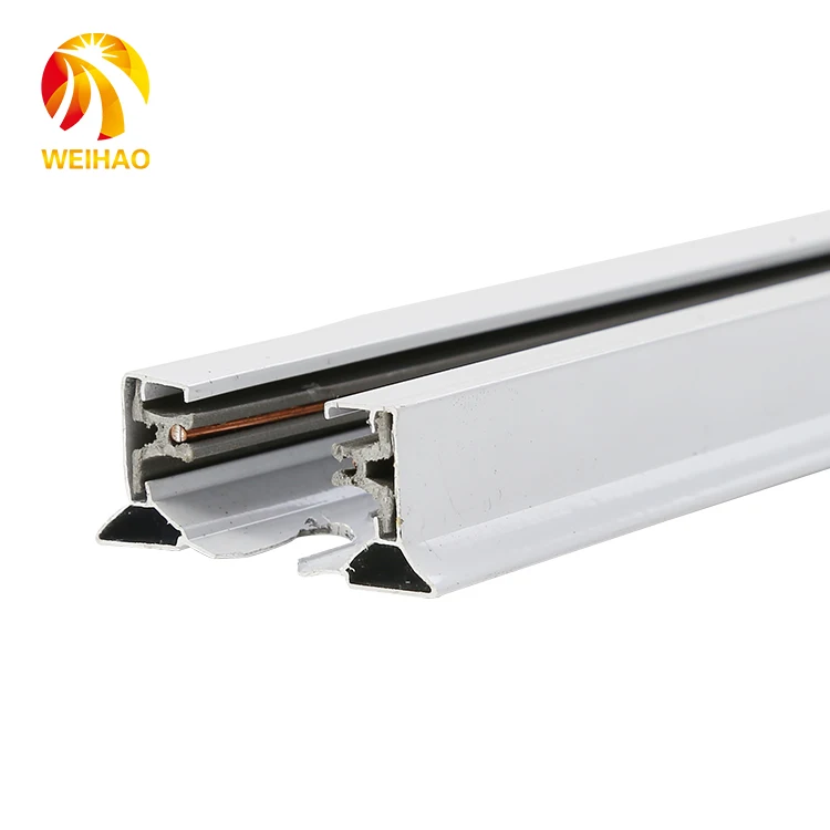 
2020 new product shop stage 2m 1.5m 1m 2 wire modern rail track light system 