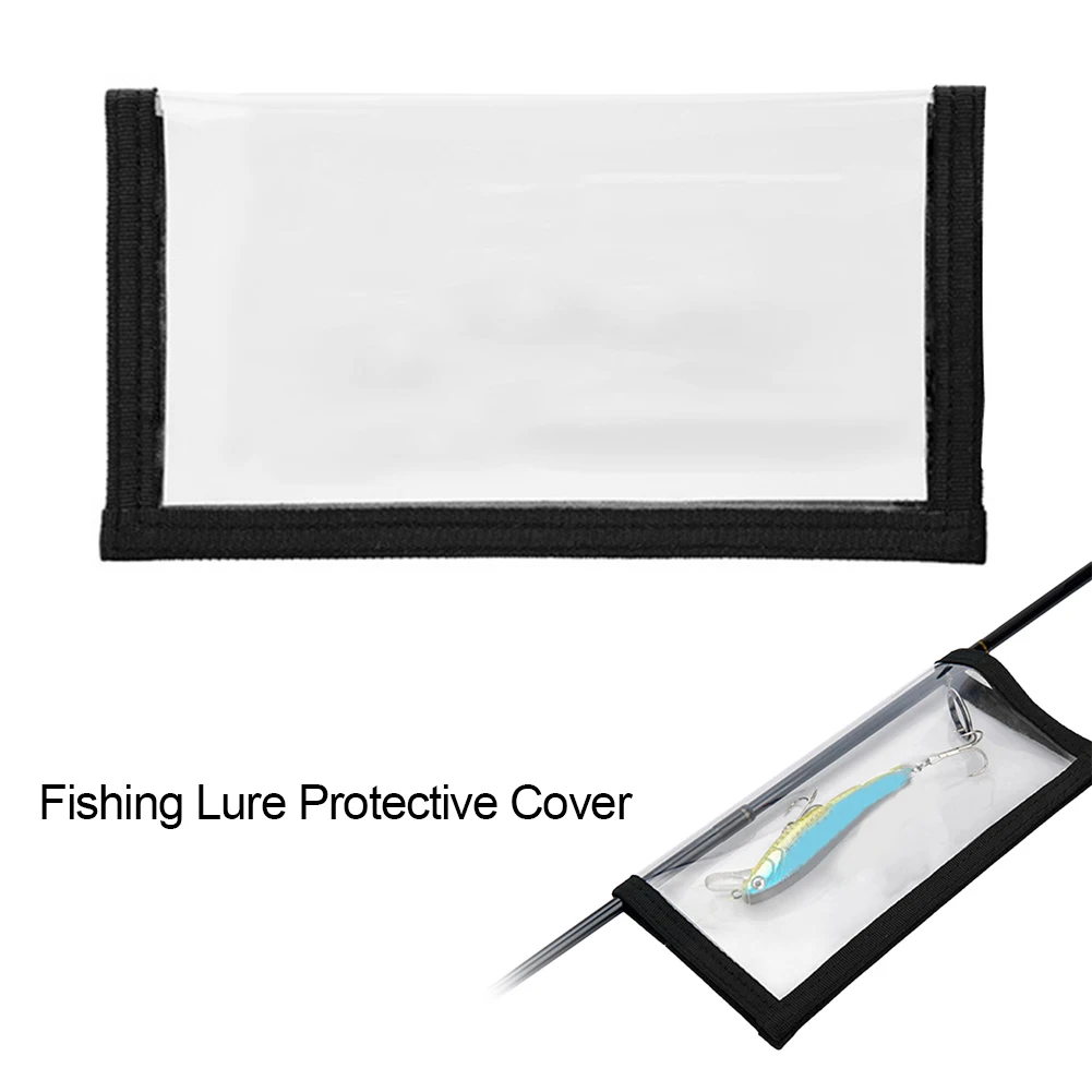 

Fishing Lure Cover Durable & Clear PVC Keeps Children Pets Fishermen Safe Bait Wrap