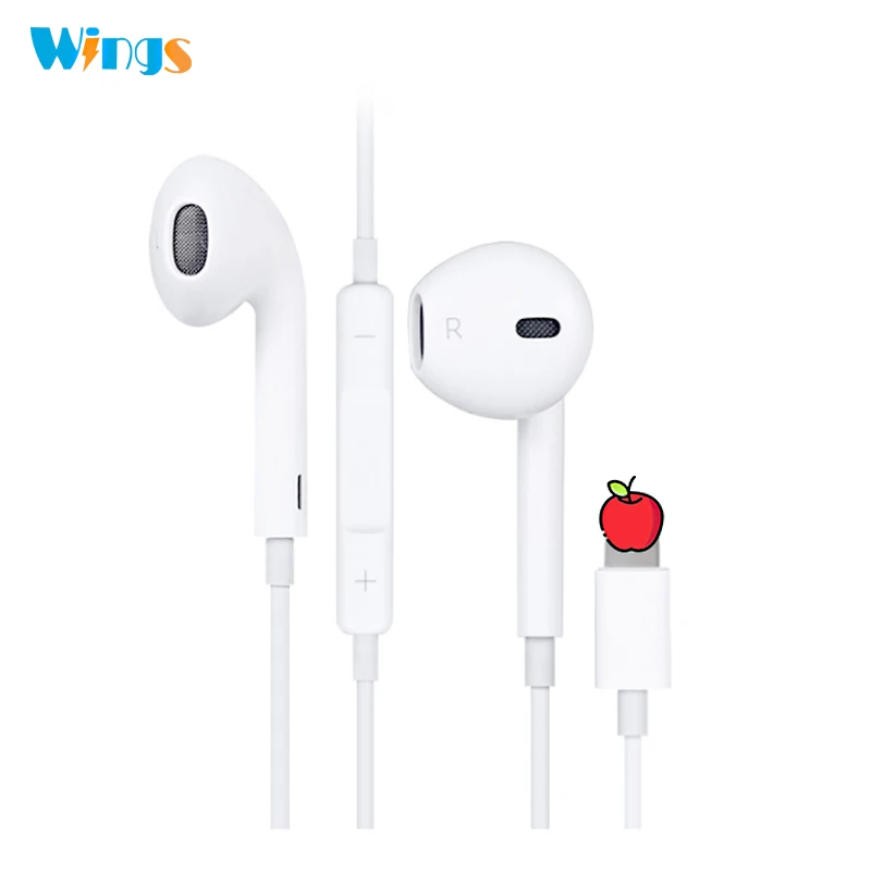 Blue tooth Wired Earphones Headphones for iPhone 7 8 Plus X with Mic