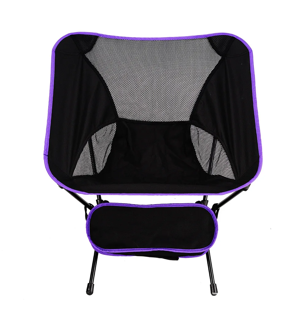 

Portable Nylon Fabric 7075 Aviation aluminium folding Moon Camping Chair, Customized